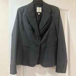 The Limited Gray Blazer Classic Professional Suit Jacket